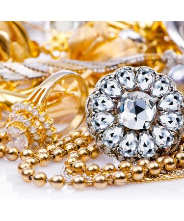 156 Pieces Sew on Rhinestones Claw Flatback Crystal Prong Setting Gems for DIY Crafts - White - Buy Online on GoSupps.com