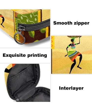 Shop Stylish African Women s Binding Storage Bag for Menstrual Pads & Cups - Portable Zipper Pocket for Teens & Women - Buy Online on GoSupps.com