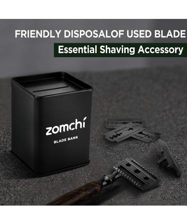 Zomchi Razor Blade Bank - Double Edge Safety Razor Blade Disposal Case - Buy Online on GoSupps.com