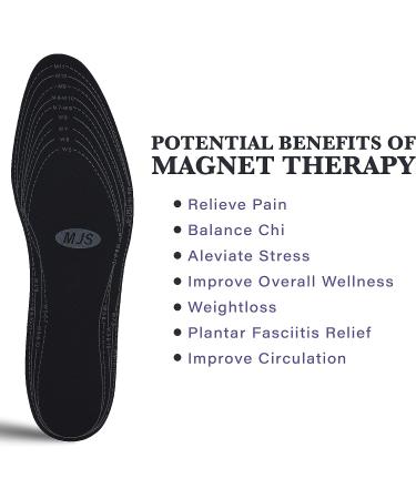 Magnetic Therapy Shoe Inserts | Unisex | 1 Pair (Men's 7-13, Women's 5-10) - MAGNETJEWELRYSTORE - Buy Online on GoSupps.com