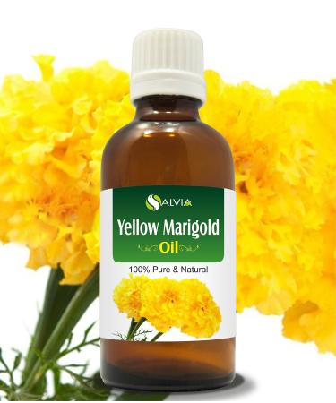 Yellow Marigold (Tagetes) Pure Natural Aromatherapy Therapeutic Uncut Undiluted Essential Oil (50ml)