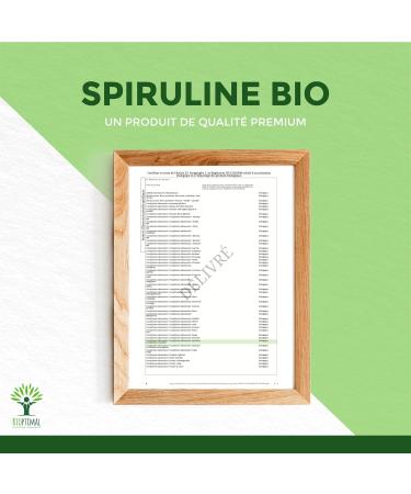 Spiruline Bio - 65% Prot ines 14% BCAA 17% Phycocyanine Fer - Energie Sport Immunit - 100% Pure en Poudre - Bioptimal Marque Fran aise -Conditionn en France - Certifi Ecocert - 100 g 100 g (Lot de 1) - Buy Online on GoSupps.com