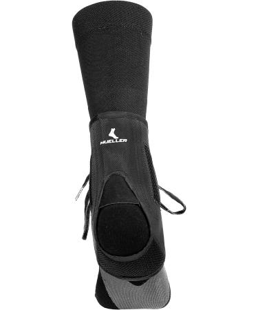 Mueller Sports Medicine AFT3 Ankle Brace for Men and Women - Ideal for Running, Basketball, Volleyball - Black, Medium - 1 Pack - Buy Online on GoSupps.com