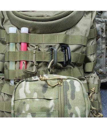Buy Roadloo 52-Piece Tactical ET Vest Accessories | Multi-Purpose D-Ring Locking Water Hose Clips for Tactical Bags & Survival Training - Buy Online on GoSupps.com
