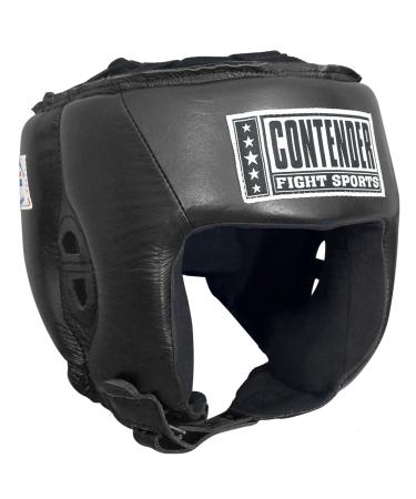 Contender Fight Sports Competition Boxing Headgear without Cheeks Small Black
