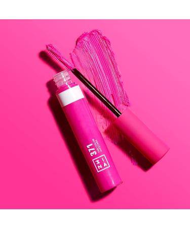 3INA MAKEUP - The Color Mascara 371 - Pink - Pink Mascara with Vegetable Keratin - Colored Mascara for Eyelashes - Volume and Length - Buy Online on GoSupps.com