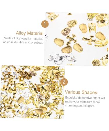 FRCOLOR 960 Pieces Halloween Manicure Alloy Miss Charm Skeleton - Buy Online on GoSupps.com