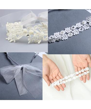 Wisebom 2 Pcs Baby Girls Flower Headbands Soft Elastic Hair Accessories for Newborns & Infants - Buy Online on GoSupps.com