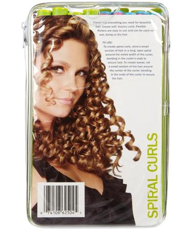 Conair Flexible Rollers for Spiral Curls - 18 Pieces | Create Perfect Waves - Buy Online on GoSupps.com