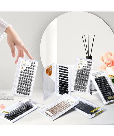 72 PCs DIY Individual Eyelashes for Beginners | Reusable Wispy Fluffy Single Eyelash Extensions at Home (B28 D-12mm) - Buy Online on GoSupps.com
