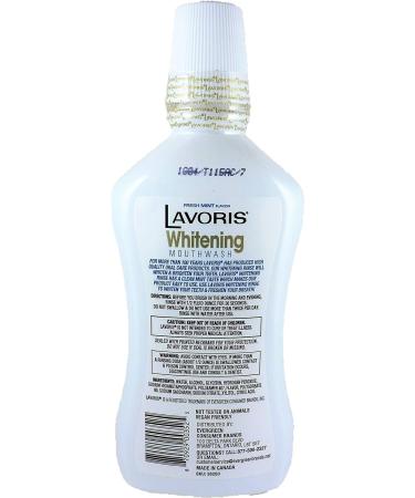 Lavoris UooEA Whitening Mouthwash 18 oz - 3 Pack, Natural Mint, Long Lasting Freshness - Buy Online on GoSupps.com