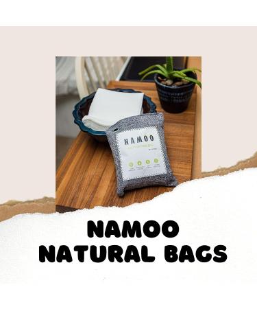 Namoo Natural Air Purifying Charcoal Bags - 10 Pack, Odor Eliminator with Hooks, Suction Cups - 200g x 4 Pack + 75g x 6 Pack - Buy Online on GoSupps.com