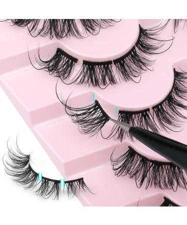 DIY Cluster Wispy D-Curl Faux Mink Lash Extensions - Natural Look | 16mm 3D Fake Eyelashes - Buy Online on GoSupps.com