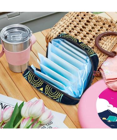 Women's Travel Makeup Organizer - Big Capacity Storage Bag for Menstrual Cups & Day of the Dead Design - Buy Online on GoSupps.com
