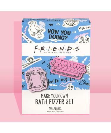 DIY Friends Bath Fizzers - Coconut, Pomegranate, Raspberry Scented Salts for Glowing Skin | Body Care Kit for Relaxation and Unwinding - Buy Online on GoSupps.com