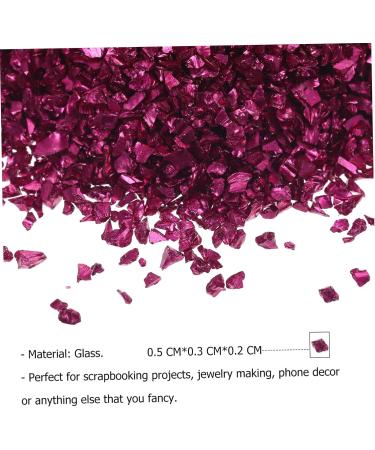 Beatifufu 1 Glass Chip Manicure Charms Nail Art Stone Irregular Glass Epoxy Fillers DIY Glass Fillers Glass Charms Filling Nail Art Accessories Epoxy Charms Manicure DIY Accessories 0.5X0.3cm Rosy - Buy Online on GoSupps.com