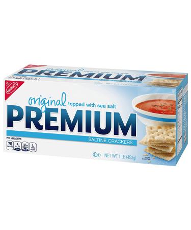 Premium Original Saltine Crackers - 16 oz | Top Quality Snack Option - Buy Online on GoSupps.com