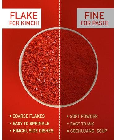 Taekyung Chili Powder For Kimchi (Flake 7oz) - Authentic Korean Gochugaru Spice Seasoning - Buy Online on GoSupps.com