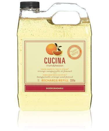 Fruits & Passion Cucina Hand Wash Soap Refill Sanguinelli Orange and Fennel