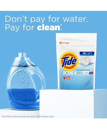 Tide PODS Free & Gentle Laundry Detergent Liquid Pacs Unscented and Hypoallergenic for Sensitive Skin 31 Count - Packaging May Vary Unscented 31 count (Pack of 1) - Buy Online on GoSupps.com