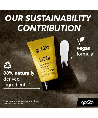 Schwarzkopf - Got2b - Superglue Glued Hair Gel - Water Resistant - Ultimate Hold - Vegan Formula - Hair Styling - 150ml - Buy Online on GoSupps.com