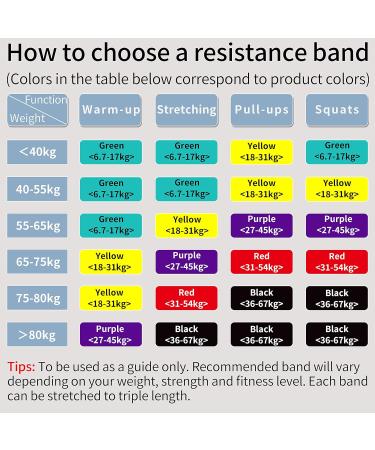 Proiron Resistance Bands - Assisted Pull up Bands for Strength Training - Black #5 (36-67kg) - Buy Online on GoSupps.com