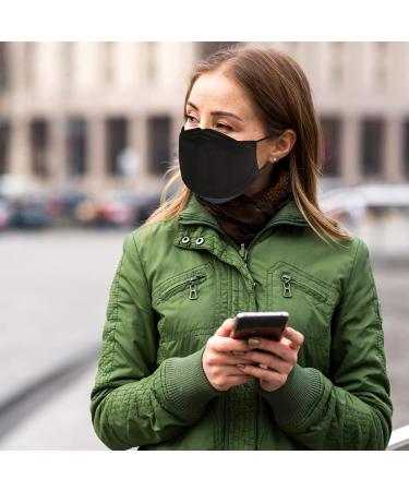 Buy Pack of 10 MH CARE Korean Black KF94 Disposable Face Masks - 4-Layer Breathable Protection for Adults - Comfortable Nose Mouth Cover - Made in Korea - Buy Online on GoSupps.com
