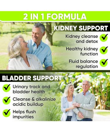 Buy Kidney Cleanse Detox & Repair Supplement | Bladder Support with Chanca Piedra Cranberry & Juniper Berries - 60 Day Supply - Buy Online on GoSupps.com