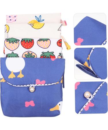 Healeeved 8 STK Storage Bags for Women's Bandages Menstrual Inserts & Breastfeeding Child-Friendly Cotton Wallet - Buy Online on GoSupps.com