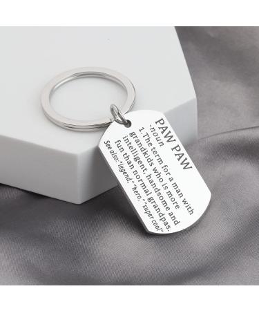 ENSIANTH Pawpaw Gift Father's Day Gift Grandpa keychain Gift Best Pawpaw Ever Pawpaw Birthday Gift Pawpaw Key S - Buy Online on GoSupps.com