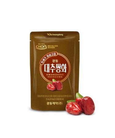 Kwangdong Jujube Ssang Hwa Jin - Traditional Korean tea for restoring energy immune support and cold relief (100ml x 10 pouches total)