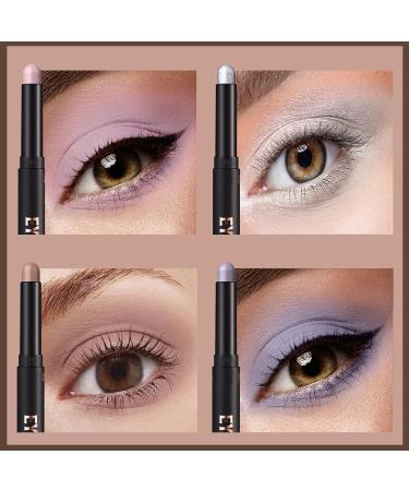  EONFAVE Set of 8 matte and cream eyeshadow sticks with glitter highly pigmented eye makeup pencil - Buy Online on GoSupps.com