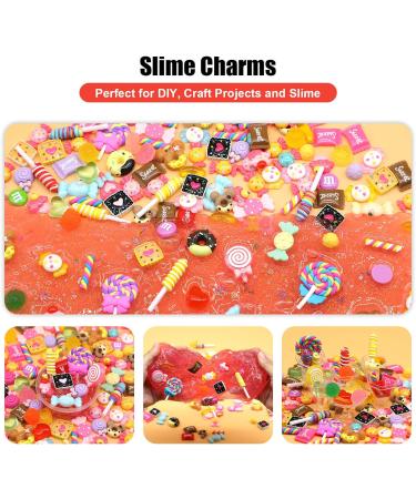 50 Pcs Kawaii Candy Nail Charms - Cute Resin Charms for DIY Crafts and Acrylic Nails - Buy Online on GoSupps.com