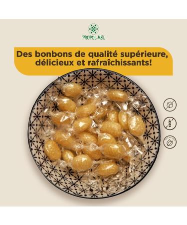 Propol-mel 500g - Gluten-free honey and ginger candy. Recommended to combat bad breath and for the care of the - Buy Online on GoSupps.com