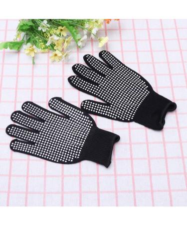 1 Pair - Gloves Hair Straightener Gloves Hot Curling Wand Gloves Hair Curler Non-slip - Buy Online on GoSupps.com