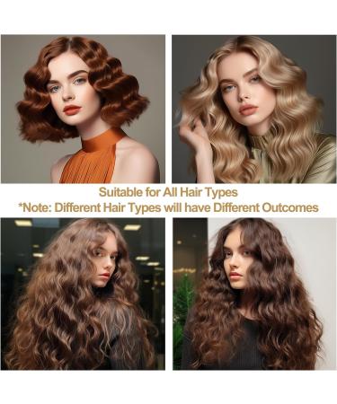 DazSpirit 3 Barrel Hair Waver 25mm - Gold/Black Curling Iron for Long/Short Hair, Mermaid Waves, Intelligent Temperature Control - Trendy Style - Buy Online on GoSupps.com