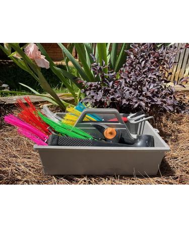 Blue 6 Inch Ground Markers with Aluminum Stakes (Pkg of 25) - Non-Rust Lightweight Trail Chasers - Buy Online on GoSupps.com