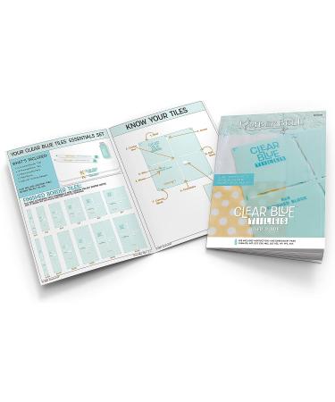 Kimberbell Clear Blue Tiles Essential Set - 32 Pcs & 372 Embroidery Files for Home Embroidery Machine Quilting - Buy Online on GoSupps.com