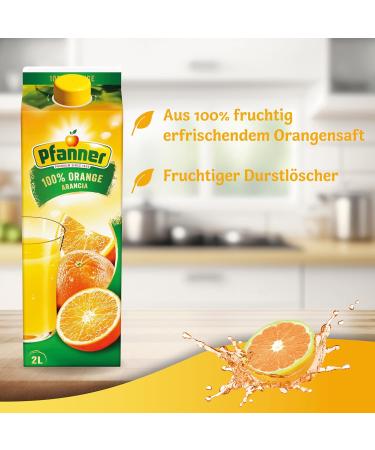 Buy Pfanner 100% Orange Juice - 2L Pack | Premium Quality International Shipping - Buy Online on GoSupps.com