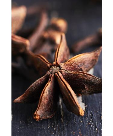 Kamelur 500g whole organic star anise - finely spiced and high quality organic star anise without additives - in a plastic bag - Buy Online on GoSupps.com