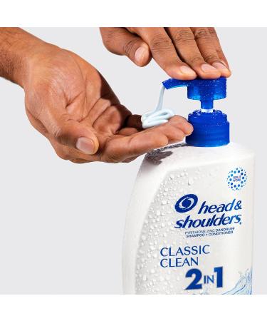 Head & Shoulders Classic Clean Shampoo 835ML White and Blue 1 Unscented 835 ml (Pack of 1) - Buy Online on GoSupps.com