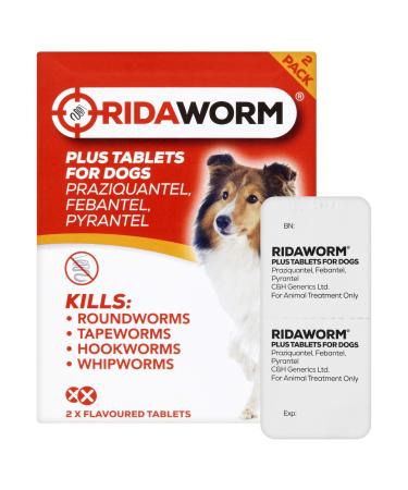 Ridaworm Dog Tablets One Size Pack of 2