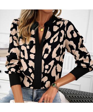 Trisar Women's V-Neck Top - Loose Fit Long Sleeve Casual Blouse in Black | Cozy Fashion Essentials for Every Wardrobe - Buy Online on GoSupps.com