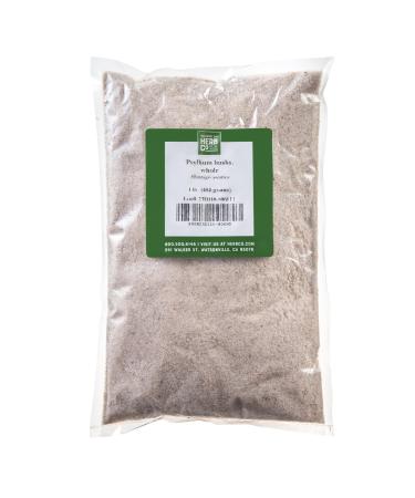 Psyllium Husk Whole, by Herb Co, Add to Foods as Thickener, Rich in Fiber & Starch, 1 lb