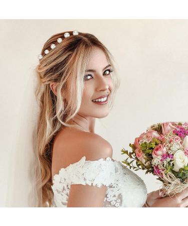 YISSION 20Pcs Mini Pearl Hair Clips for Girls Women - Cute Small Hair Pins for Wedding, Bridal Hair Accessories in White - Buy Online on GoSupps.com