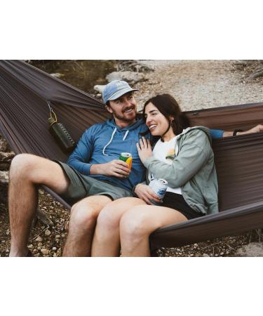 KAMMOK Roo Double XL Hammock | Water-Resistant Ripstop Fabric | Lightweight & Packable | Granite Gray - Buy Online on GoSupps.com