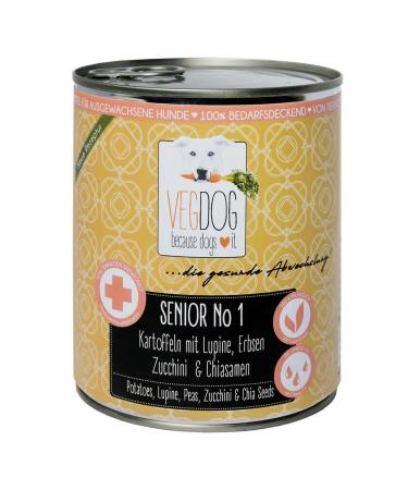 VegDog Senior No1-800g (Menge: 6 I Bestelleinheit)