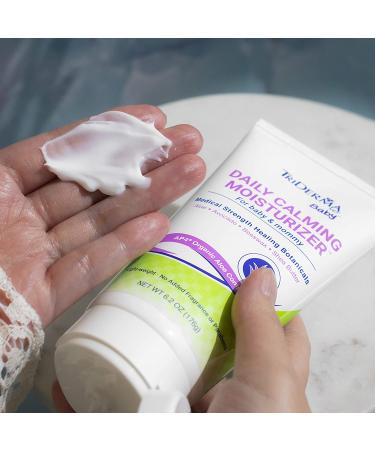 TriDerma Baby Daily Calming Moisturizer - Aloe Vera & Avocado for Sensitive Skin, 6.2 oz - Buy Online on GoSupps.com