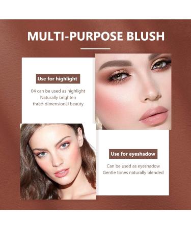 Mimore Professional Blusher Shimmer Powder - Ultrafine Textured Long-Lasting Color Easy to Blend Blush with Mirror (01) - Shop Internationally - Buy Online on GoSupps.com