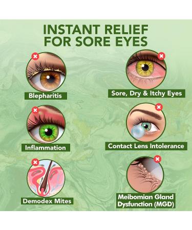 NOVEHA Tea Tree Oil Eyelid & Lash Wipes With Hyaluronic Acid Green Tea & Chamomile For Blepharitis & Itchy Eyes Individually Wrapped Eyelash Wipes Natural Makeup Remover & Daily Cleanser (Pack of 3) - Buy Online on GoSupps.com